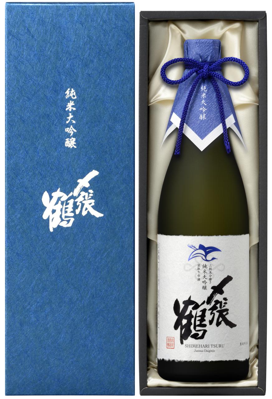 〆張鶴 純米大吟醸 BLUE LABEL 袋取り雫酒 | Sakenomy - 日本酒を知り