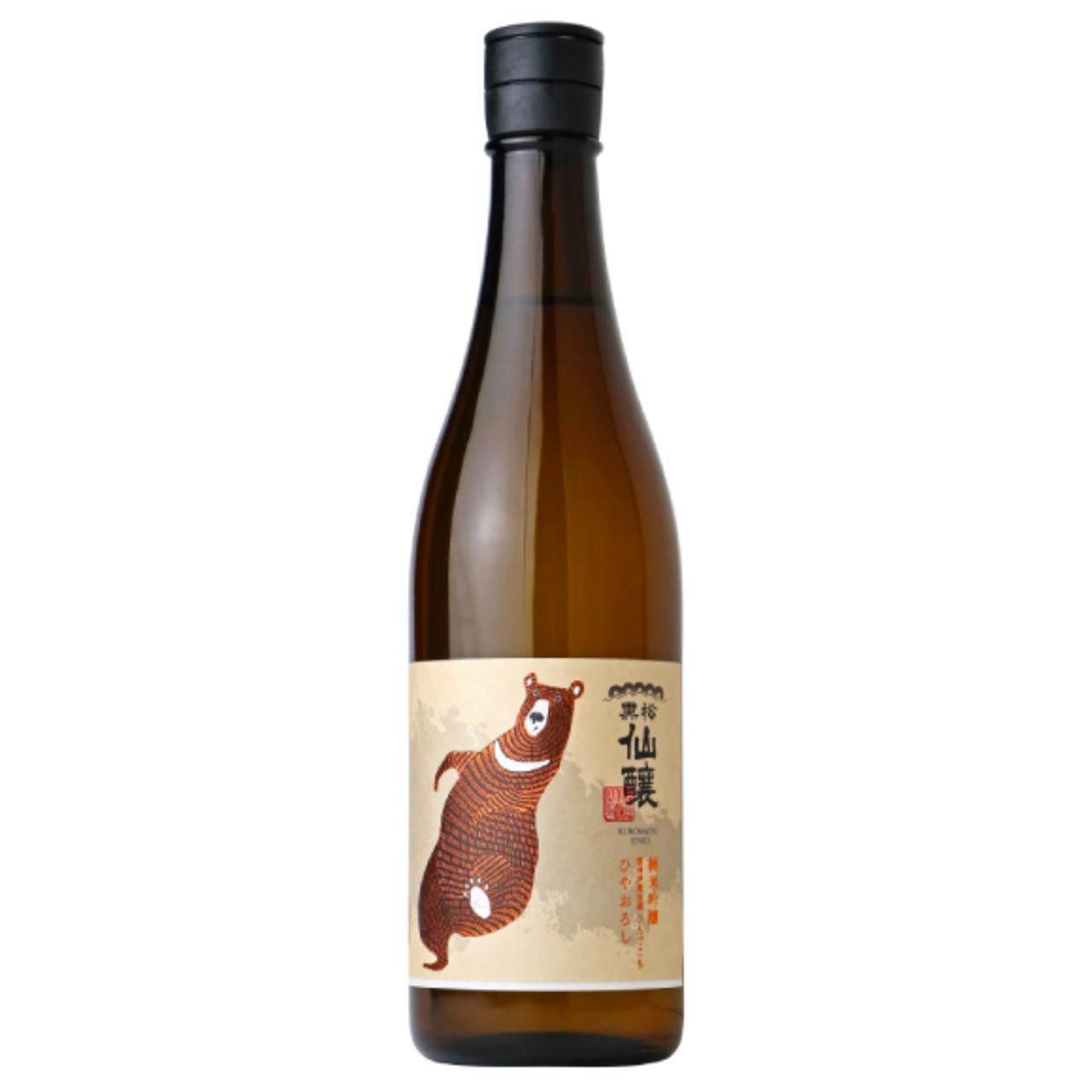 黒松仙醸 純米吟醸 ひやおろし ツキノワグマ | Sakenomy - 日本酒を