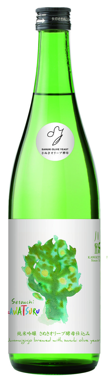 Ｓｅｔｏｕｃｈｉ ＫＡＷＡＴＳＵＲＵ 純米吟醸 さぬきオリーブ酵母仕込み